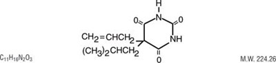 Butalb Chemical Structure (Butalbital   Chemical Structure 01)